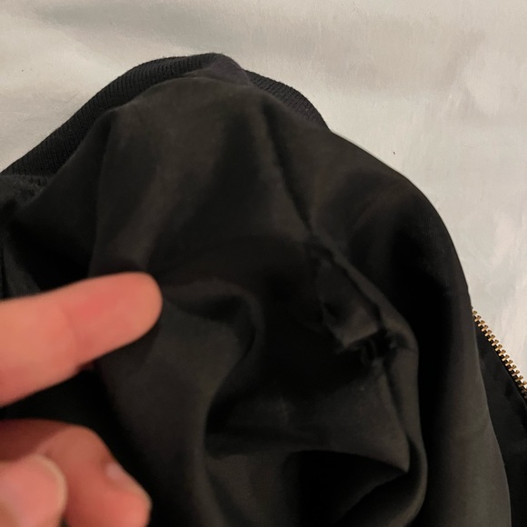 Faux 100% silk vintage bomber - Picture 5 of 8